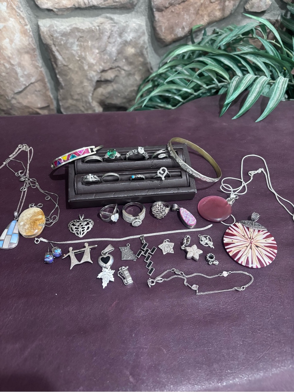 Huge sterling silver jewelry bundle